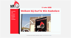 Desktop Screenshot of dwkoekelare.be